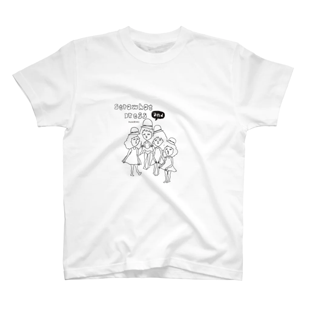 脱力本舗。の麦わら帽子とワンピース Regular Fit T-Shirt