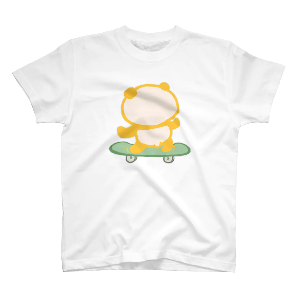 ぱんだ丸ショップのスケボーパンダ Regular Fit T-Shirt