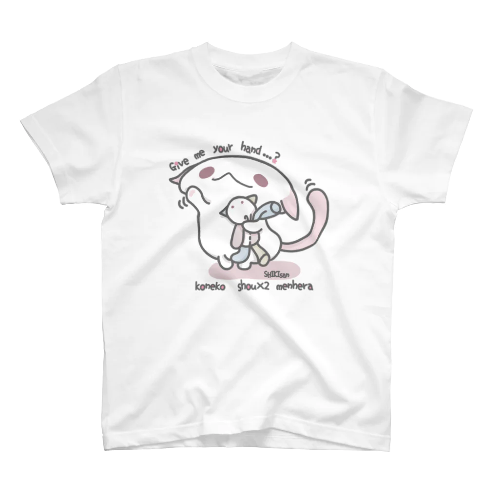 itsuto-こねこしょうしょうめんへらの「おててつないで…？」 Regular Fit T-Shirt