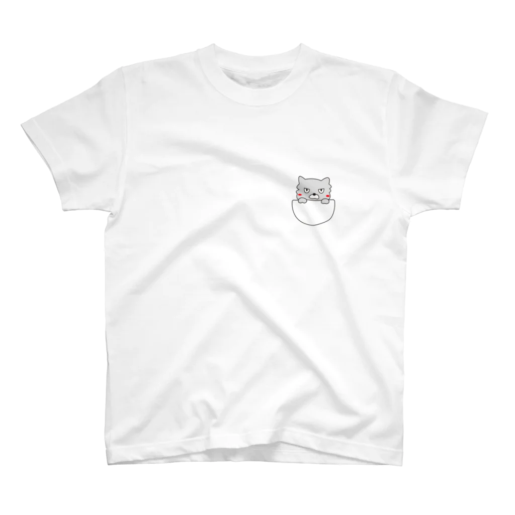 おおはらつかさのおみせのマイアニマル【オオカミ】 Regular Fit T-Shirt