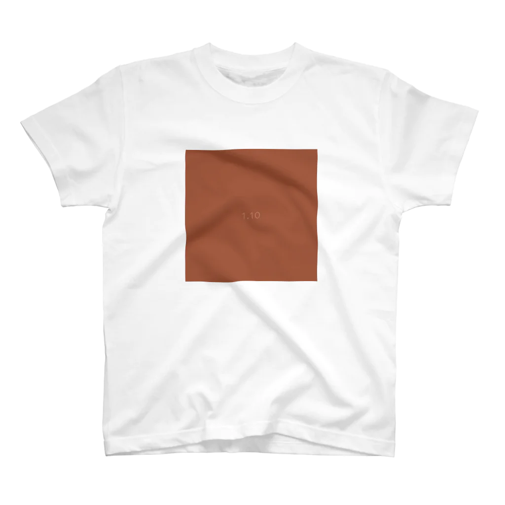 「Birth Day Colors」バースデーカラーの専門店の1月10日の誕生色「ボンベイ・ブラウン／Bombay Brown」 スタンダードTシャツ