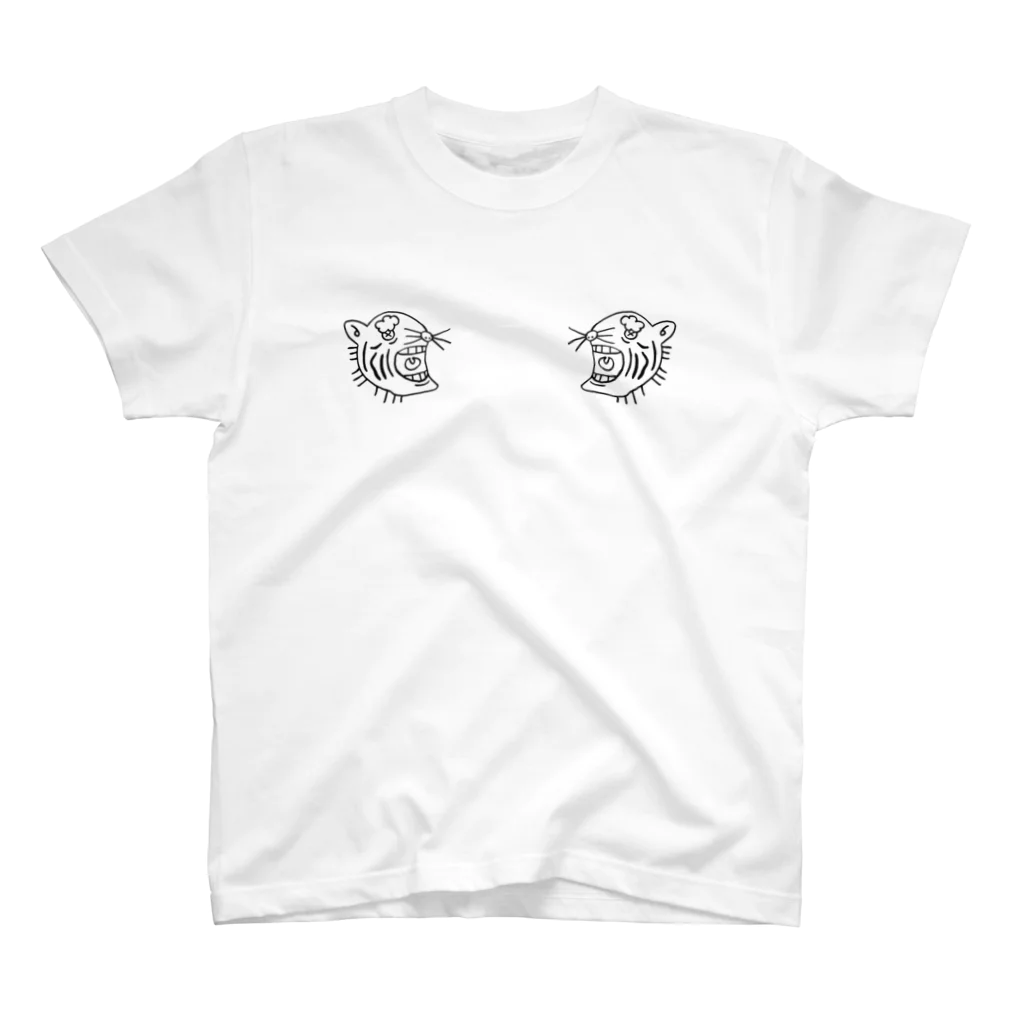 商業無常のbyoubu-tiger Regular Fit T-Shirt