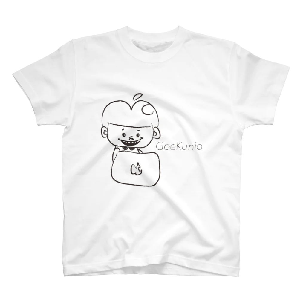 ZAKUNI ShopのZAKUNI T (GeeKunio) スタンダードTシャツ