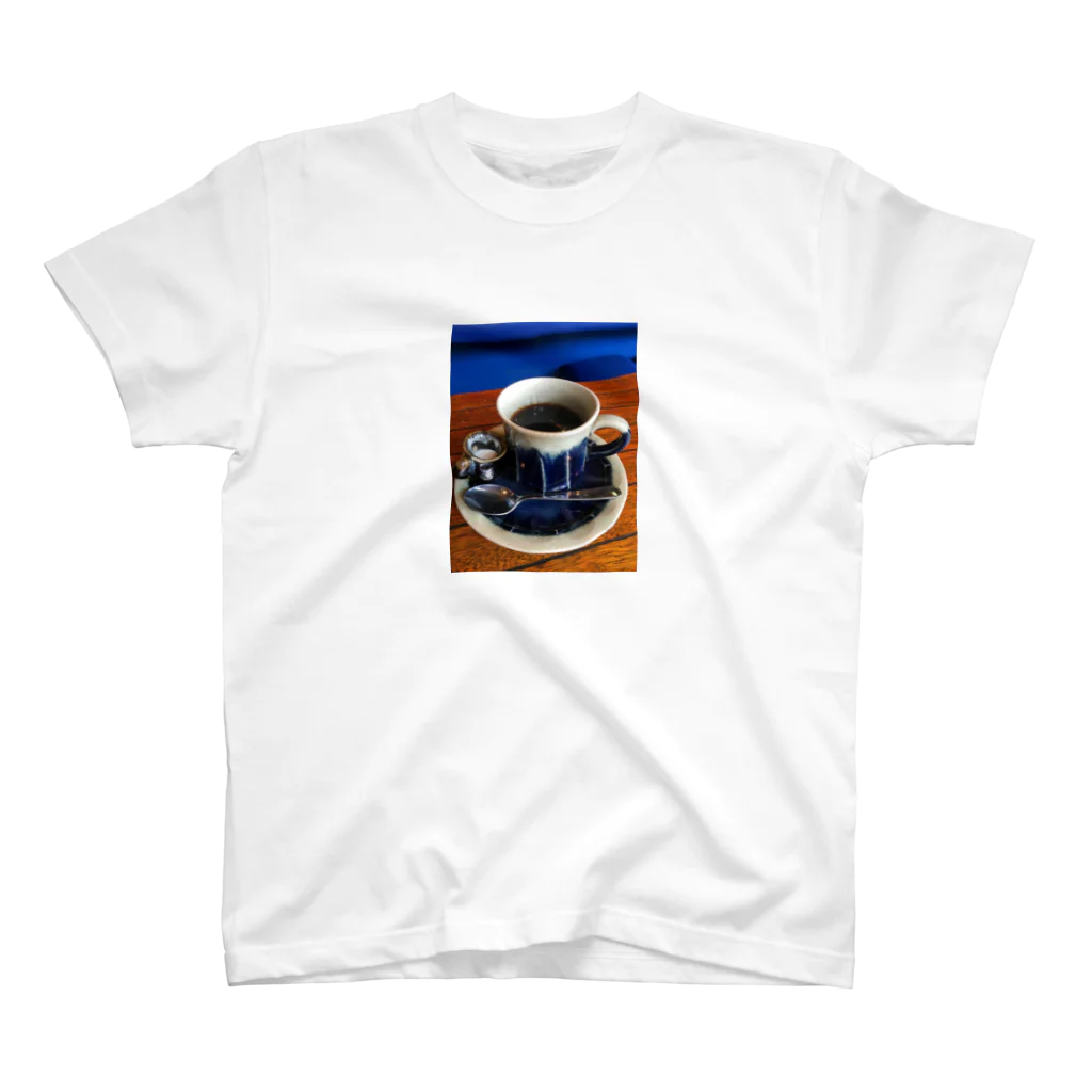 鹿美写真館のコーヒー スタンダードTシャツ