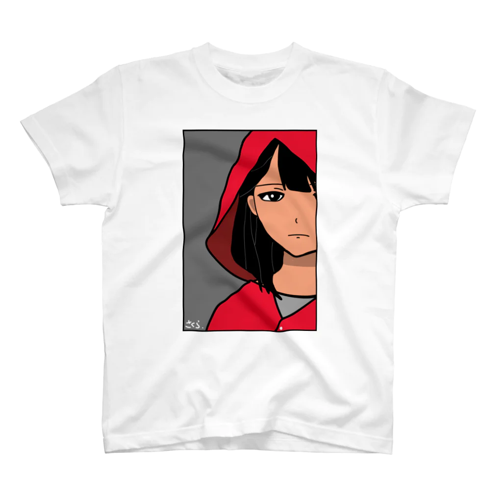 さくらもちのカッパを着た女の子 Regular Fit T-Shirt