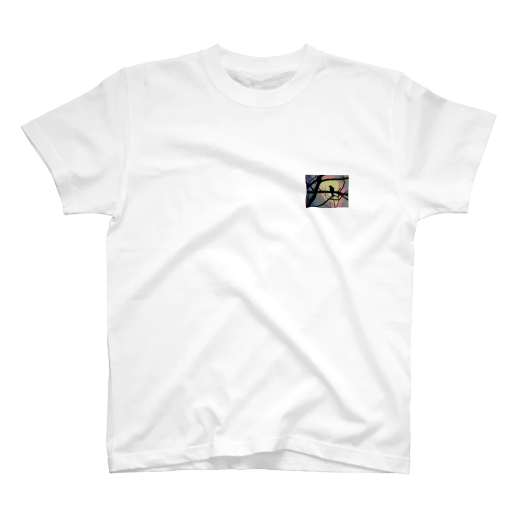 ミソのカラス_しるえっと_ドット Regular Fit T-Shirt