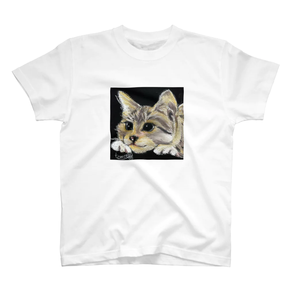 チョークアートグッズ😊のチョークアートの子猫ちゃん😊 Regular Fit T-Shirt