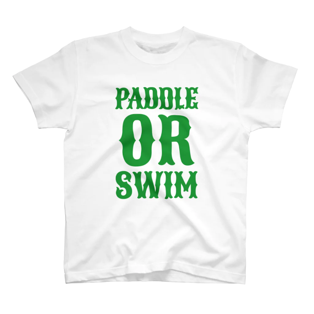 タケネイチャーのPADDLE OR SWIM スタンダードTシャツ