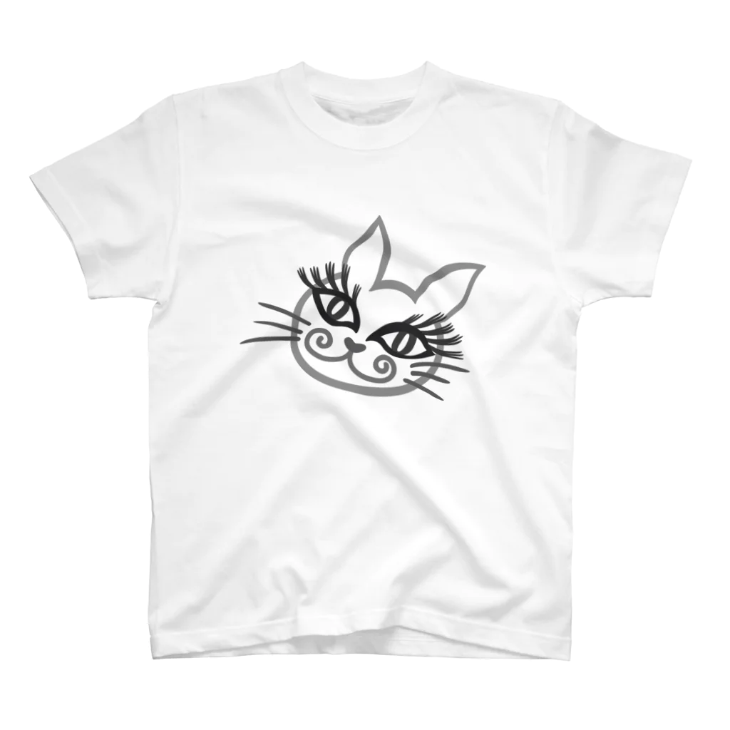 Quark2013chiniのエロ猫顔 Regular Fit T-Shirt