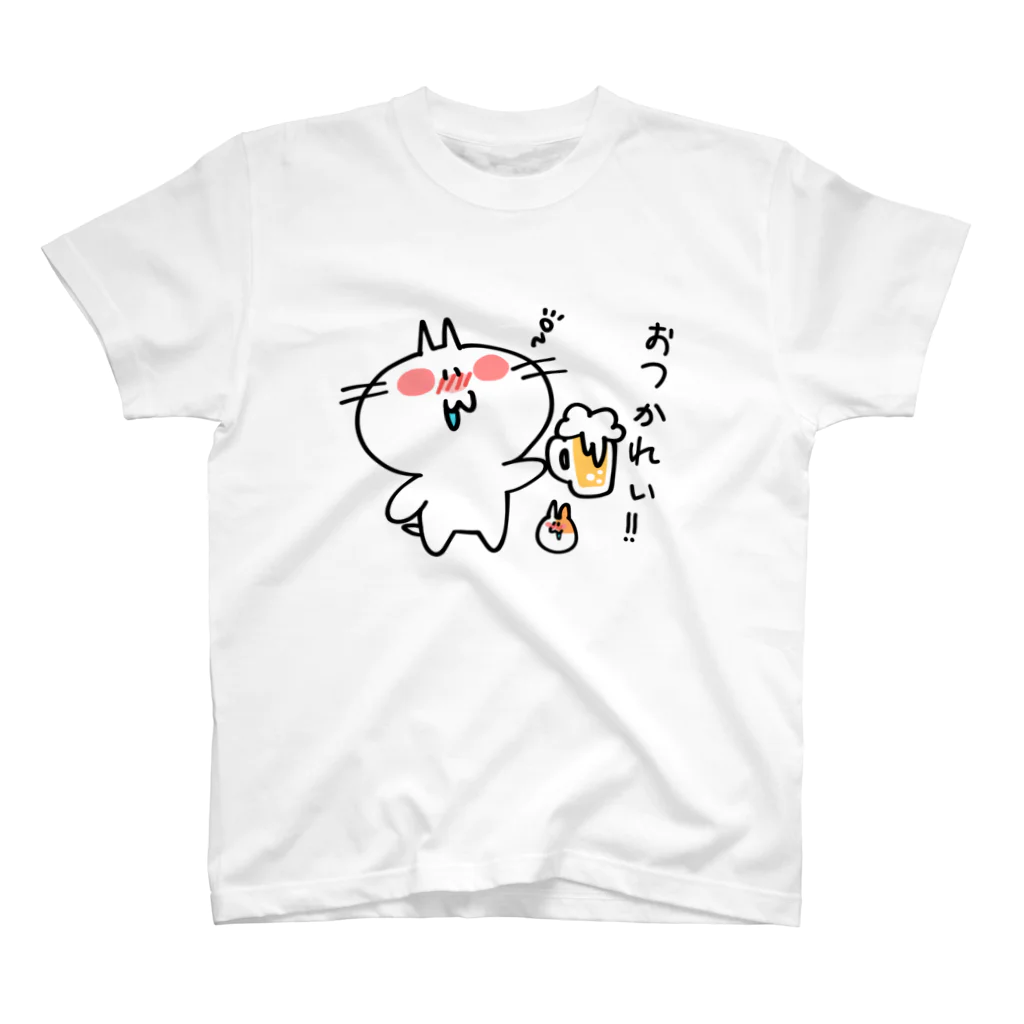 ゆちのへやの酔っ払いにゃんこイラスト Regular Fit T-Shirt