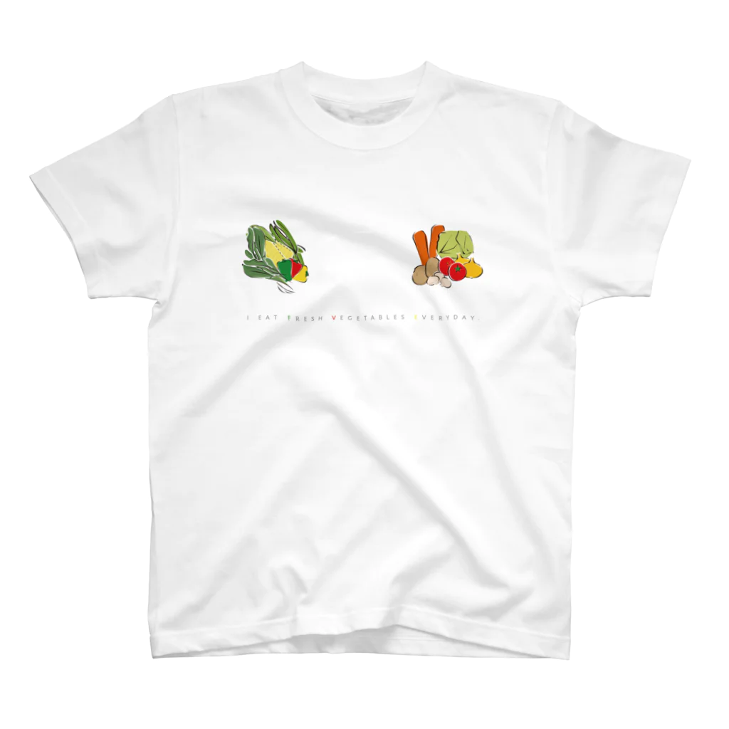 ISESTYLEのFRESH VEGETABLES Regular Fit T-Shirt