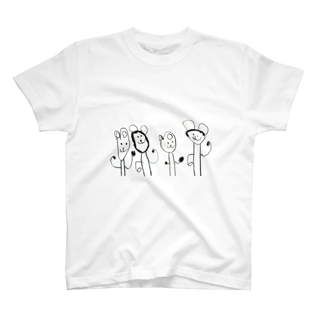 るっぴー市場の4歳が描いた絵 Regular Fit T-Shirt