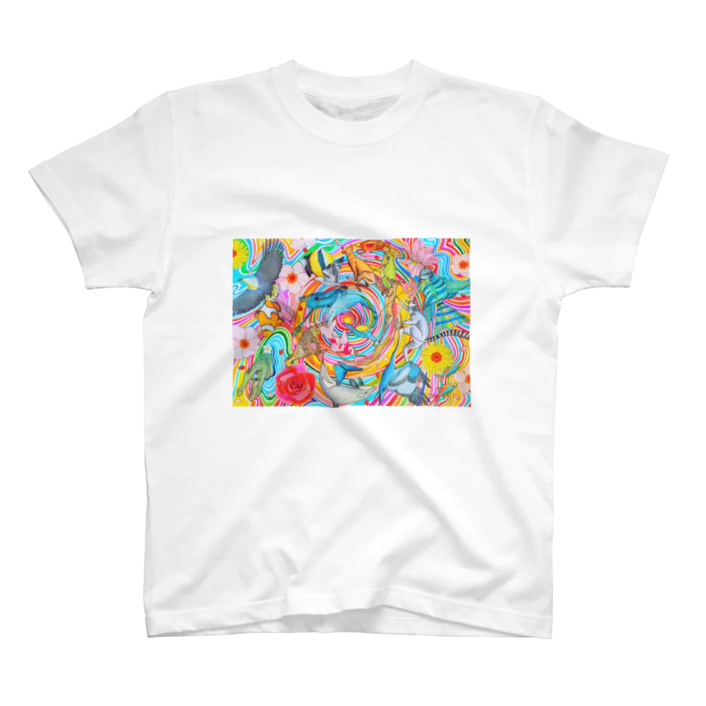 FLOWERTOWERのぐるぐる スタンダードTシャツ