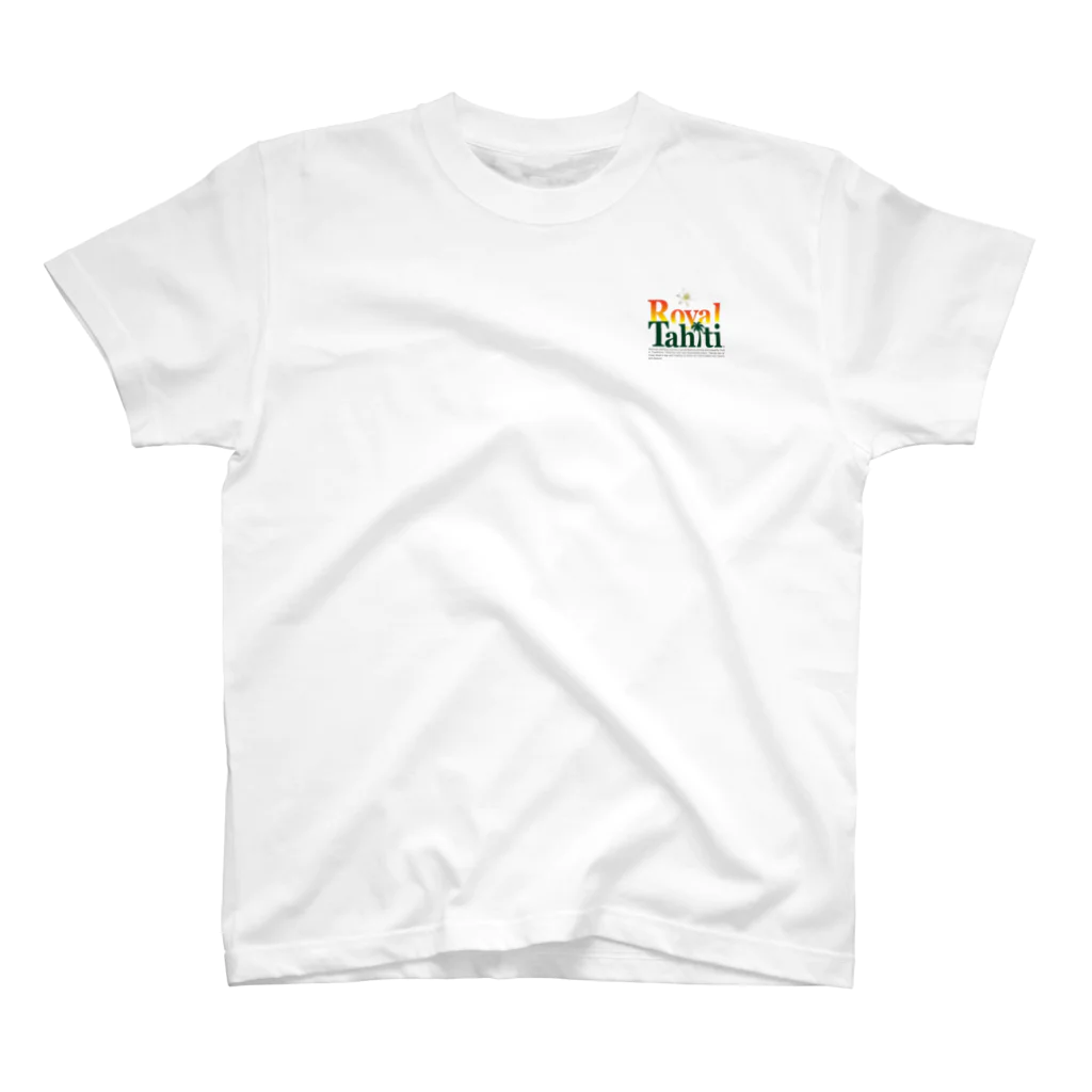 RoyalTahitiのロイヤルタヒチのロゴ入りＴシャツ Regular Fit T-Shirt