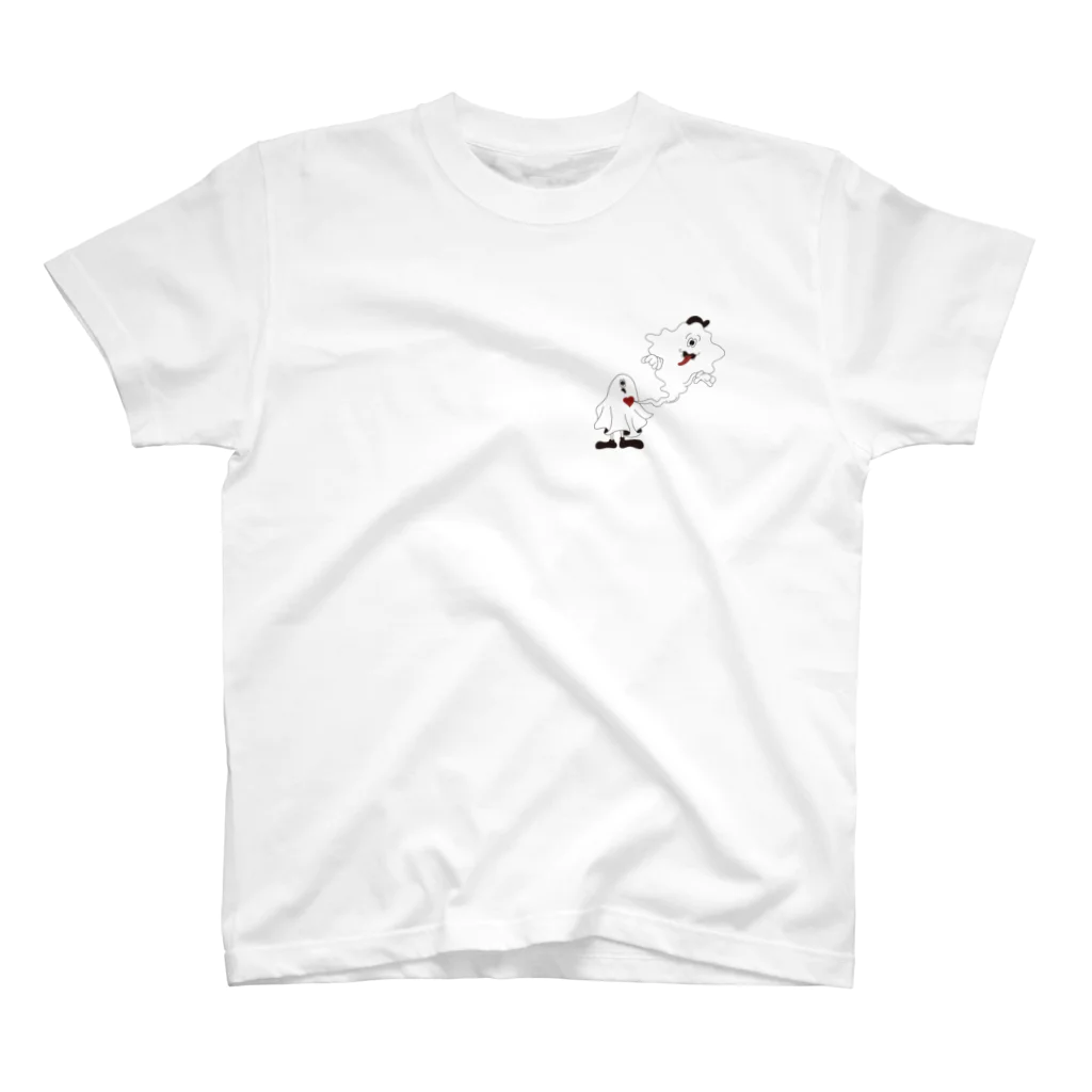 ma5me のobake ma5me魂抜けたTシャツ Regular Fit T-Shirt