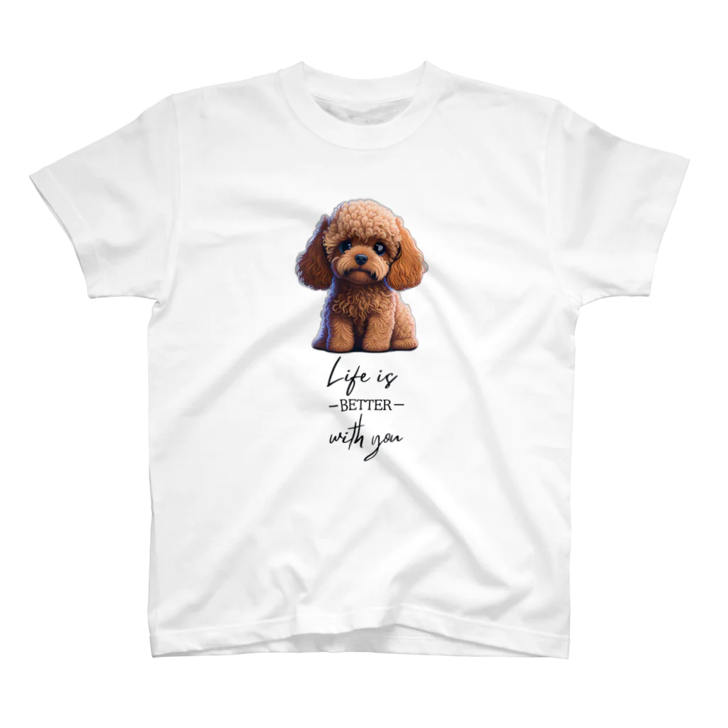 yami7の愛犬生活（トイプードル） スタンダードTシャツ