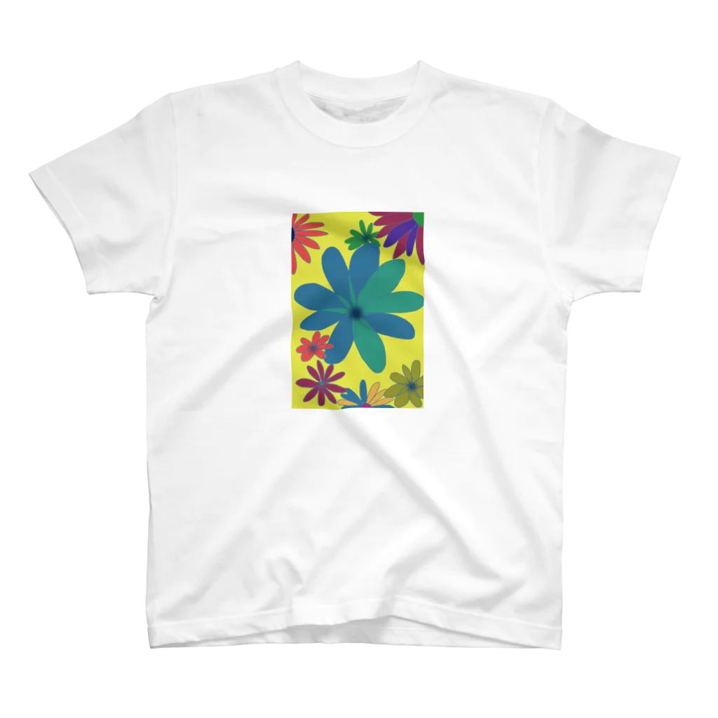 RRHmamaの花の群れ(夏) Regular Fit T-Shirt