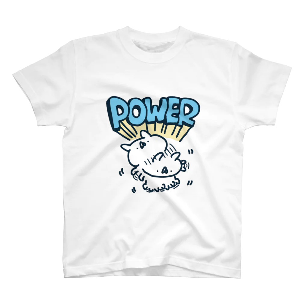 うさぎ帝国SUZURIショップのPOWER Regular Fit T-Shirt