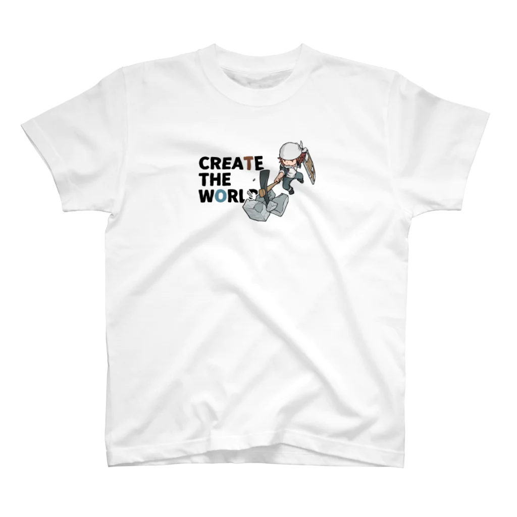 mocchi’s workshopのCREATE THE WORLD スタンダードTシャツ