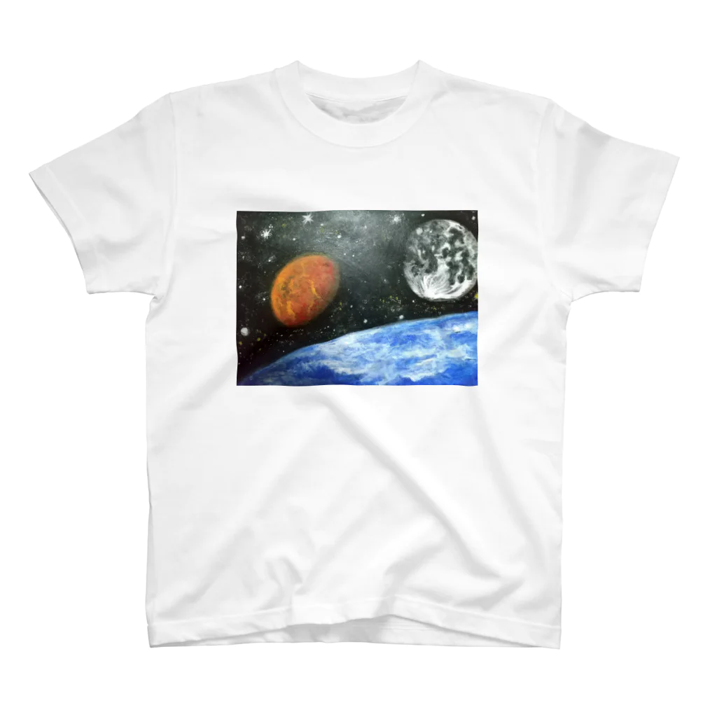 かなめ屋のわんこ団長の宇宙その壱 スタンダードTシャツ