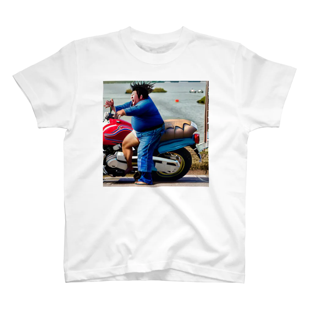 poko_chinのスモウライダー06 Regular Fit T-Shirt