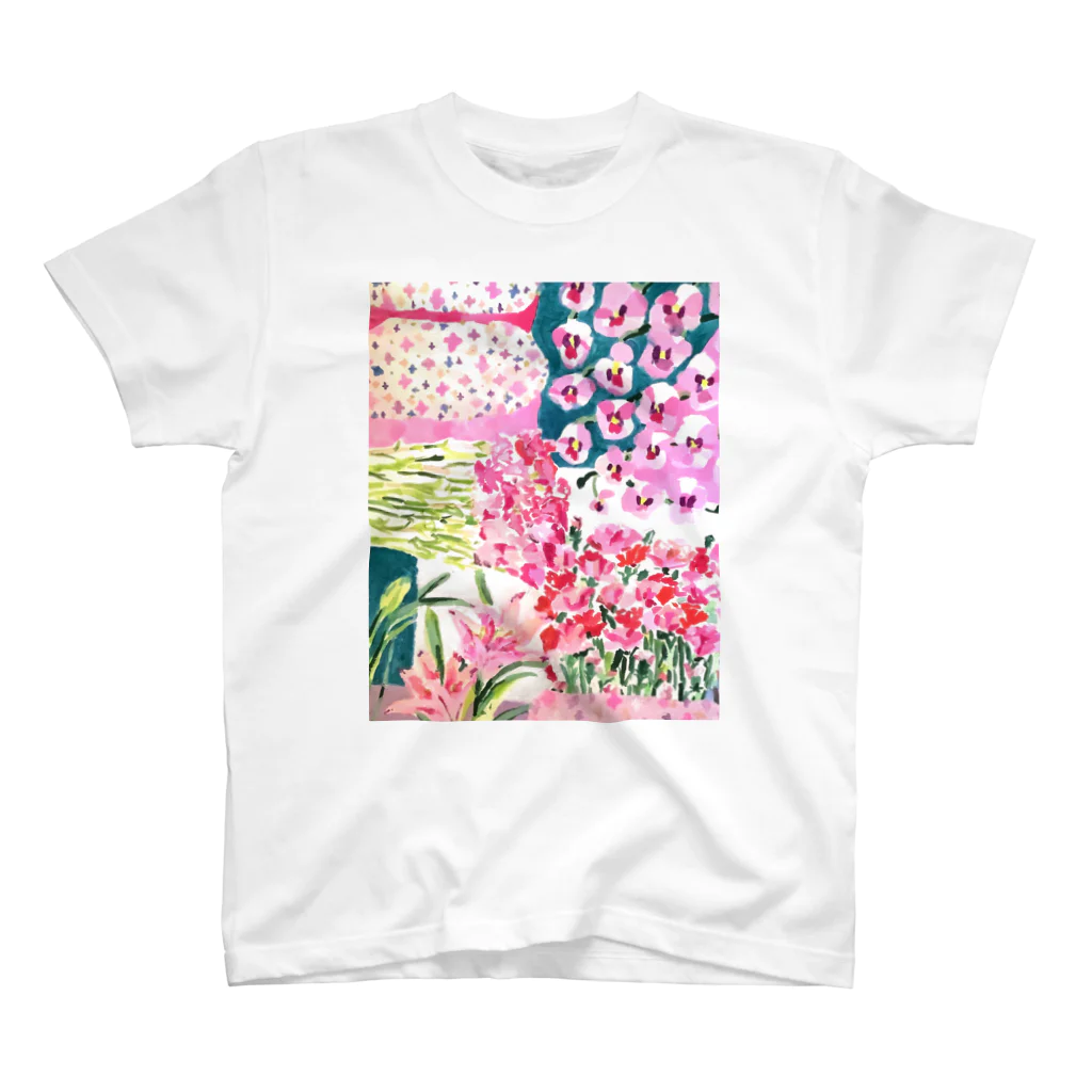 yuko maegawaの花づくし スタンダードTシャツ