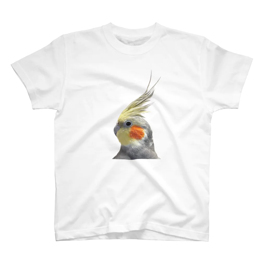 オカメ日記chのオカメインコのグッズ スタンダードTシャツ