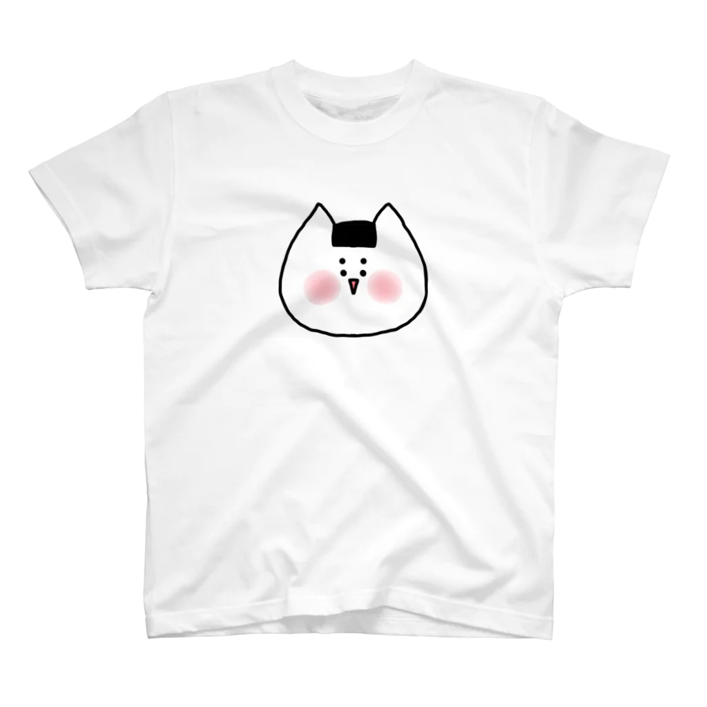 NyamiNyamiのまえがみぱっつんねこ スタンダードTシャツ