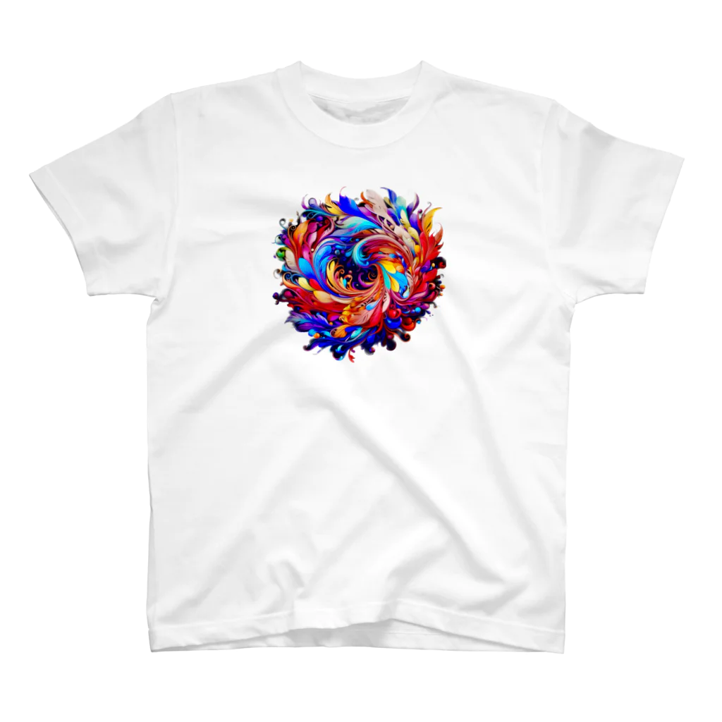 AliceDesignLab.のRainbow Circle スタンダードTシャツ