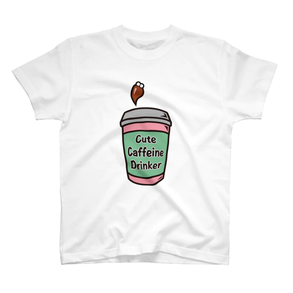 モルク -molk-のカフェイン党 -cute caffeine drinker- Regular Fit T-Shirt