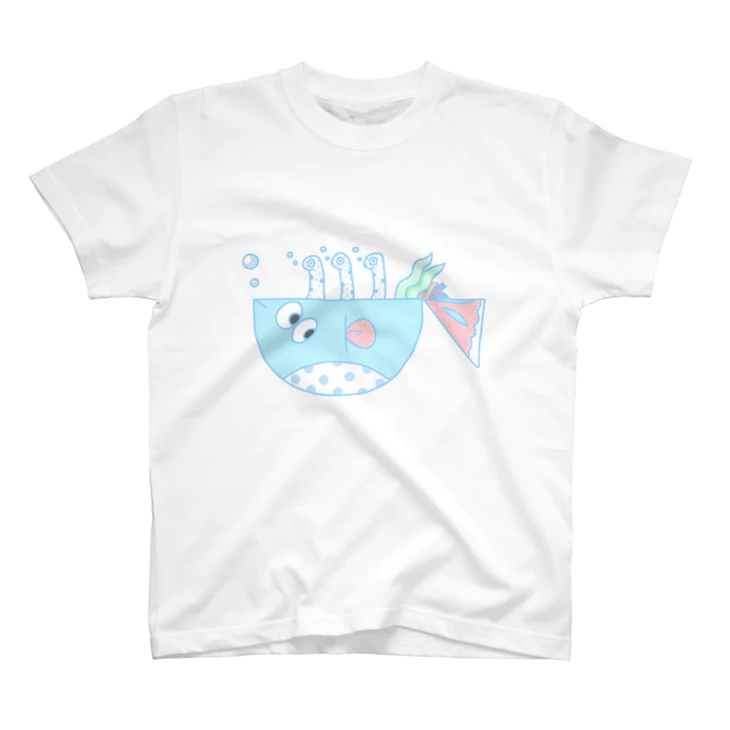 なきむしいもむしのさかなとチンアナゴとヤドカリ Regular Fit T-Shirt