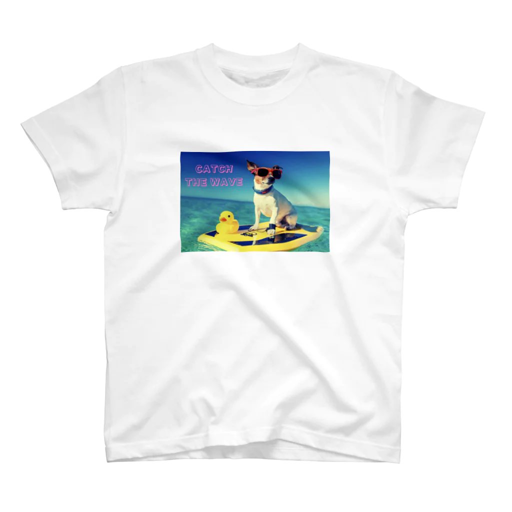 RAINBOW-WORKSの今年の夏は愛犬と海に行こう🐶🌊 スタンダードTシャツ