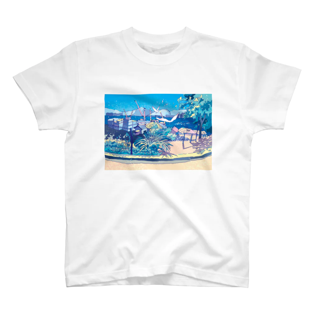 Saigetsuの【旅立ちの日】/長崎の風景 スタンダードTシャツ