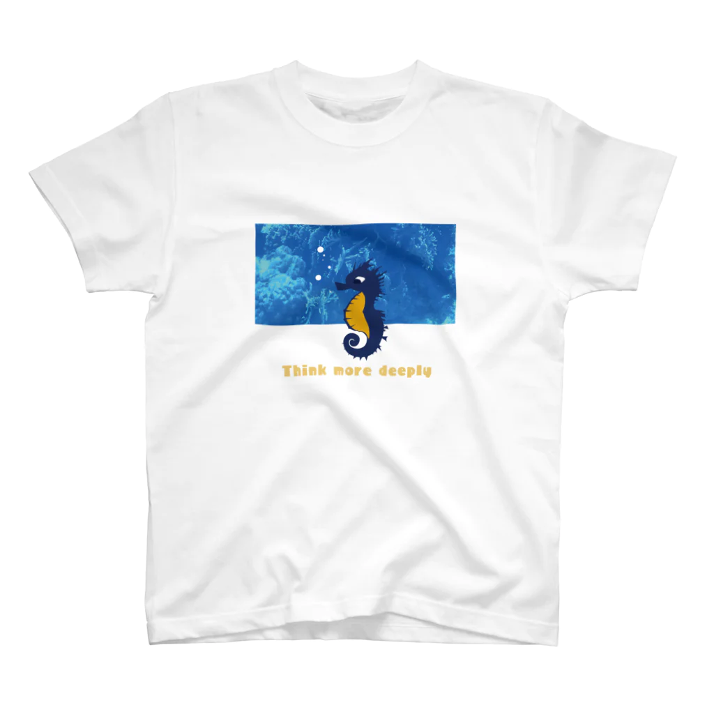 スタジオ靴跡のThink more deeply スタンダードTシャツ