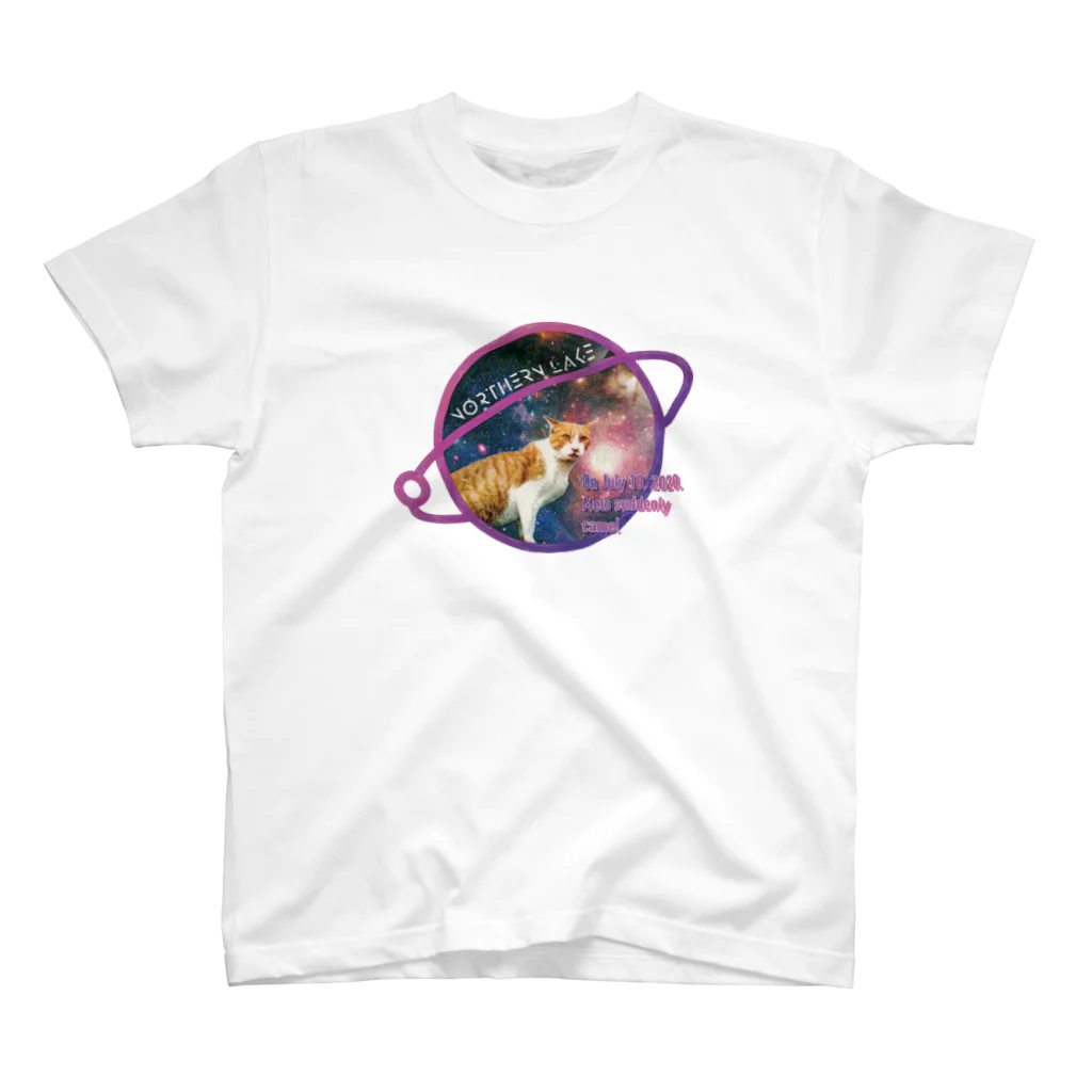 Loveuma. official shopのSpace cat meto by NLD Regular Fit T-Shirt