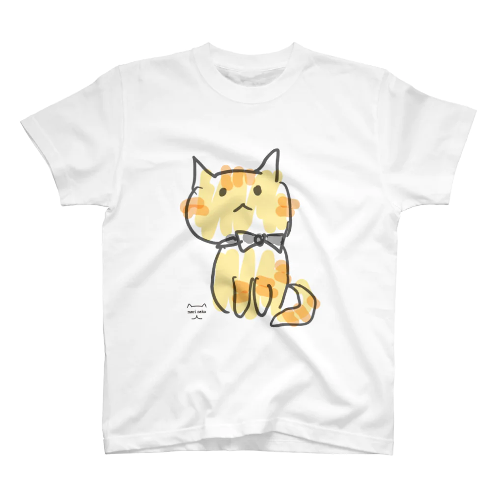 保護ねこカフェ もりねこのえびぞう スタンダードTシャツ