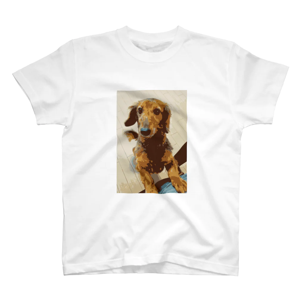 谷中画廊の愛犬コナン スタンダードTシャツ