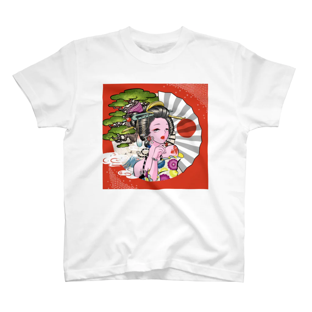 ✴︎金魚邸✴︎の和風美人 スタンダードTシャツ