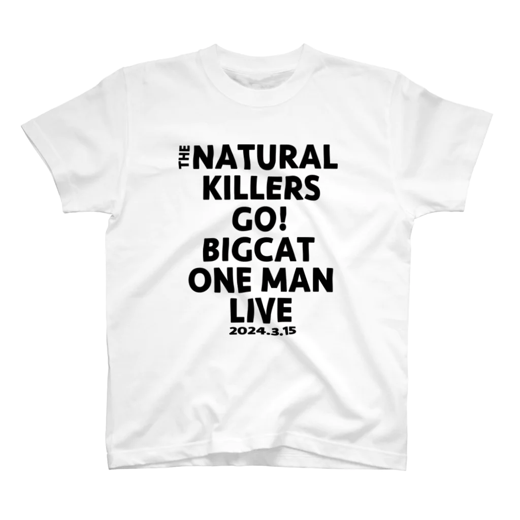 THENATURALKILLERSオンデマンドのBIGCAT応援宣伝グッズ　＊文字色黒 Regular Fit T-Shirt