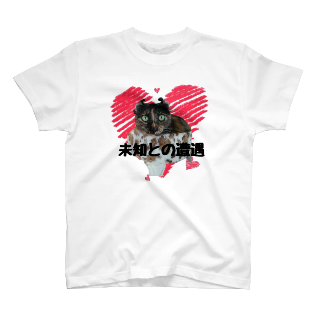 shop さびにすとのサビ猫ビビくん Regular Fit T-Shirt