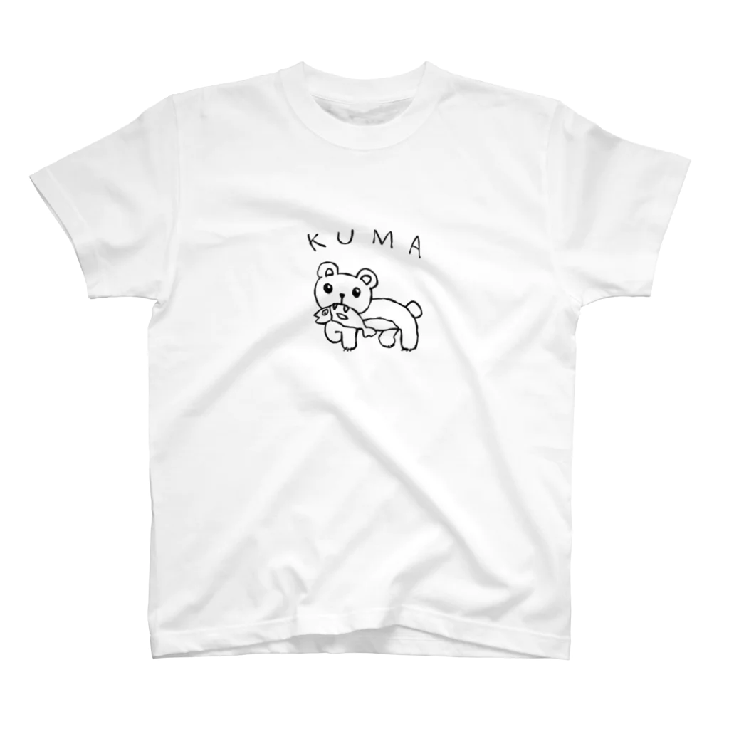 どうぶつときどきよくわからないもののKUMA スタンダードTシャツ