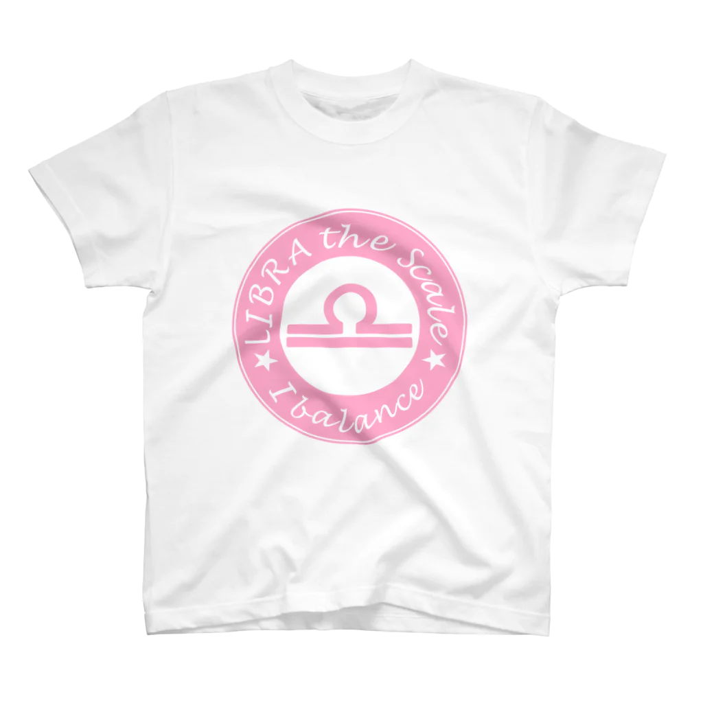 Yuko’ｓ Galleryの12星座キーフレーズ&パワーカラー～てんびん座～ / 12 zodiac key phrase & power colour - Libra - スタンダードTシャツ