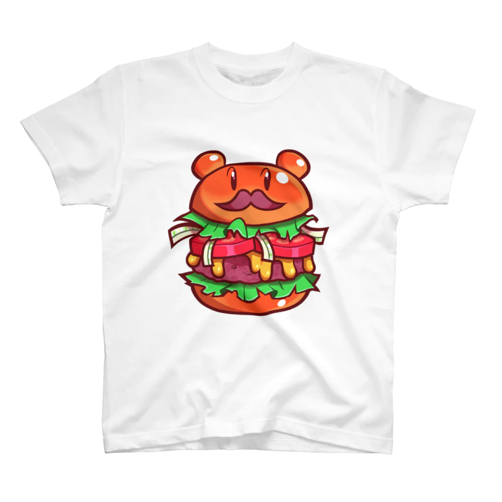 統 / SubaruのA Beard Bear Burger スタンダードTシャツ