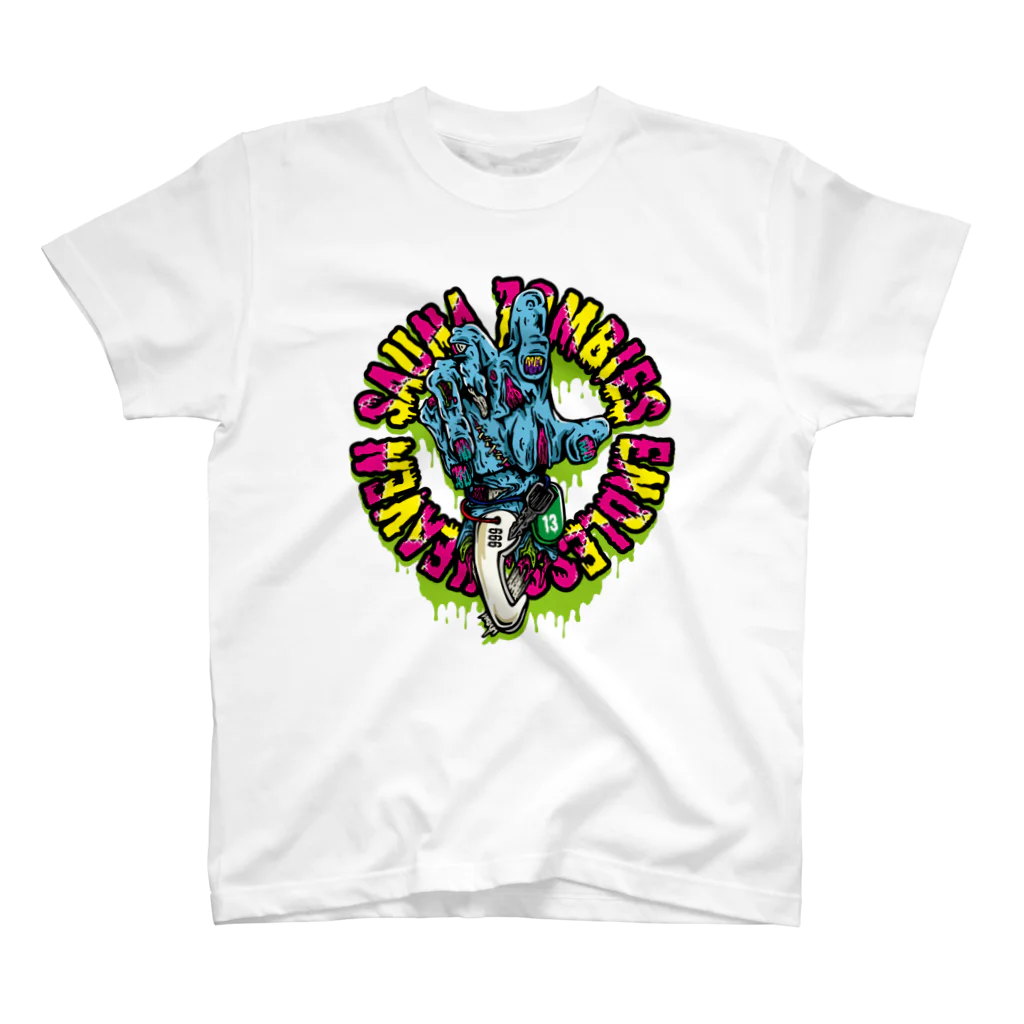 SAUNA ZOMBIESのSAUNA ZOMBIES - ZOMBIE HAND- Regular Fit T-Shirt