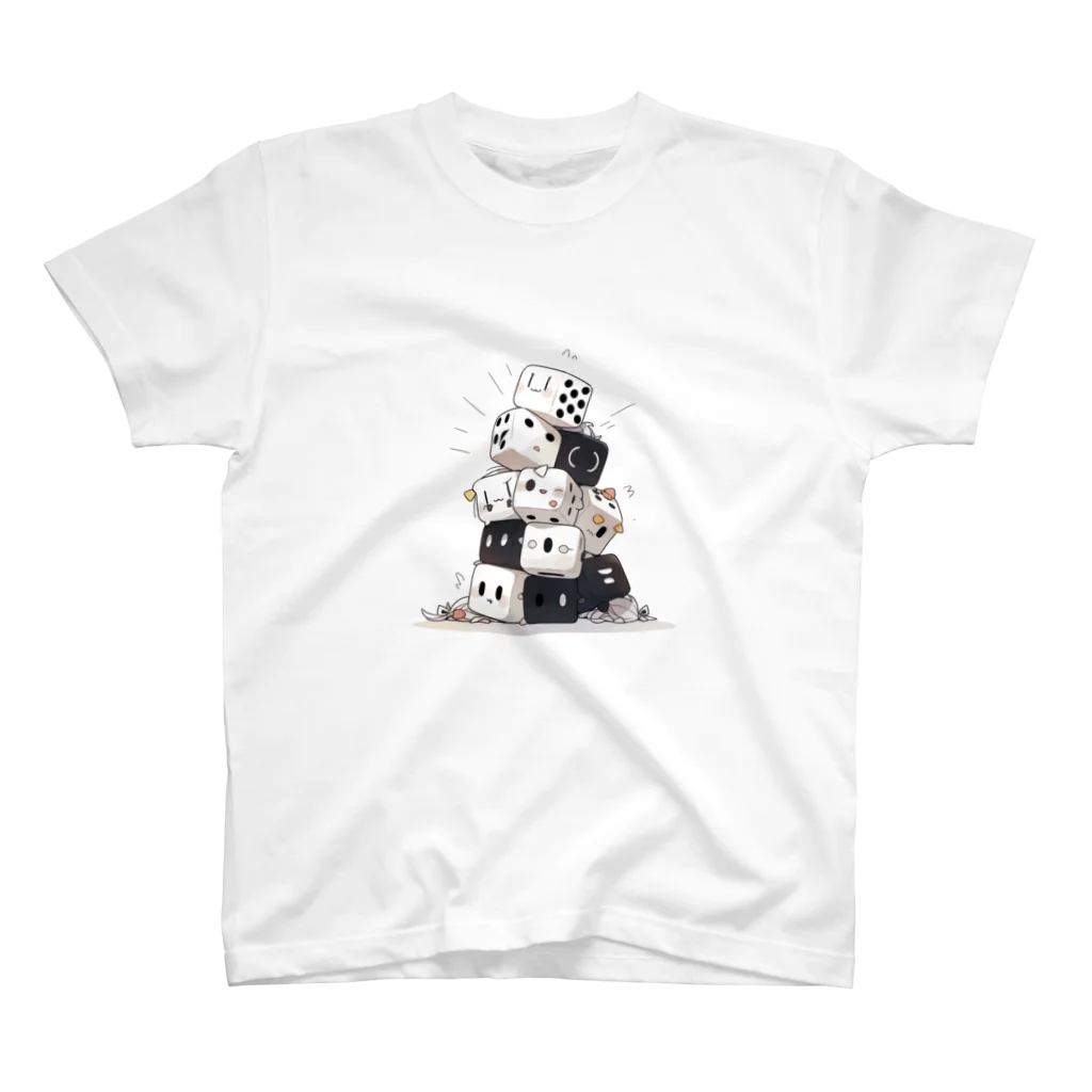 ギャンブルHIPHOP系のサイコロくん Regular Fit T-Shirt