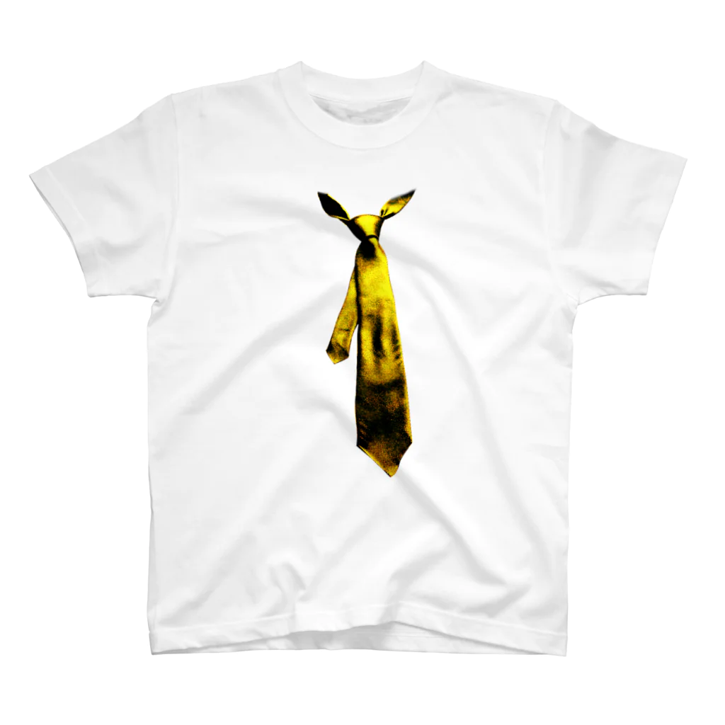 灰＆狼のルーズネクT　黄色 Regular Fit T-Shirt