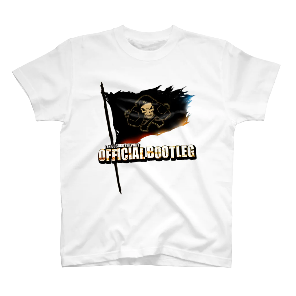 YU_PRODUCTIONのOFFICIAL BOOTLEG BLACK FLAG T-SHIRT Regular Fit T-Shirt