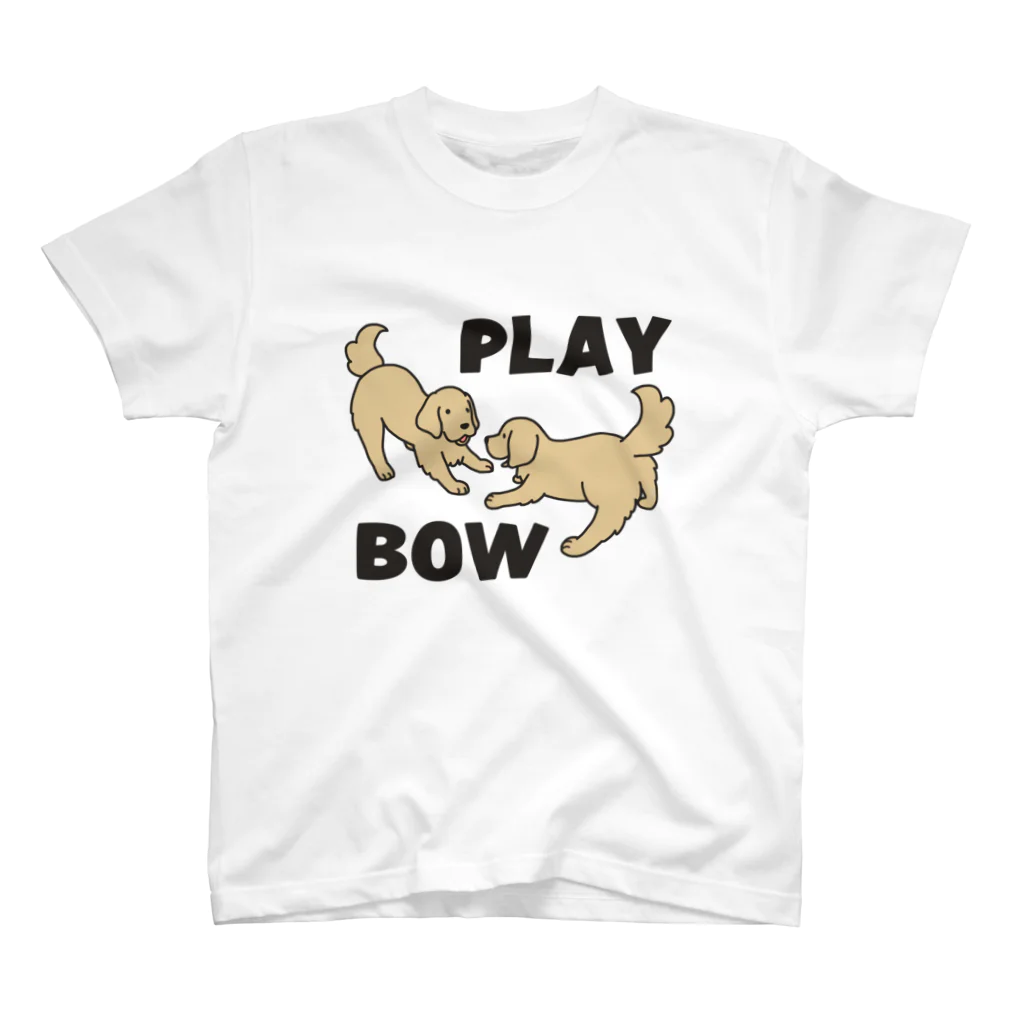 efrinmanのplay bow（文字黒） Regular Fit T-Shirt