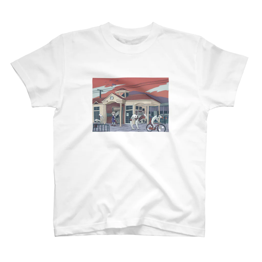 東京モノノケのしらす駅 スタンダードTシャツ