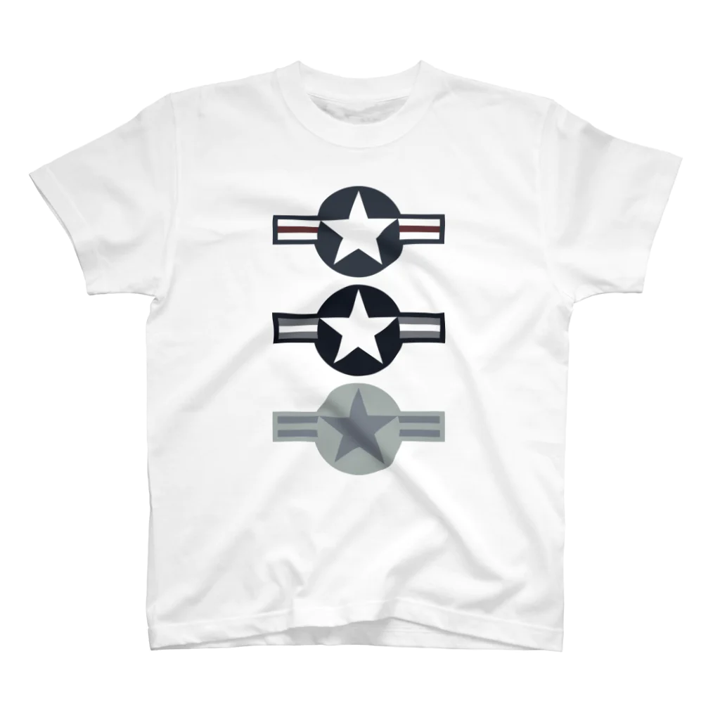 Y.T.S.D.F.Design　自衛隊関連デザインの米軍航空機識別マーク スタンダードTシャツ